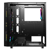 1st Player B7E Black. Sir Series With Cooling Kit & 1 RGB Fan Gaming Case