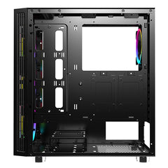 1st Player B7E Black. Sir Series With Cooling Kit & 1 RGB Fan Gaming Case