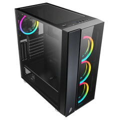 1st Player B7E Black. Sir Series With Cooling Kit & 1 RGB Fan Gaming Case