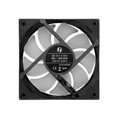 LIAN LI ST120 ADDRESSABLE RGB 120MM BLACK FAN WITH CONTROLLER - TRIPLE PACK