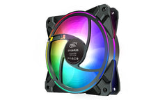 DEEPCOOL CF120 Plus (3 Fan Pack) 3x120mm PWM Fan, A-RGB Dual Loop Lighting Zones