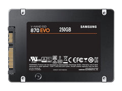 Samsung 250GB SSD 870 EVO SATA III 2.5" V-NAND, MZ-77E250B-AM