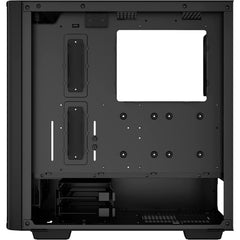 Deepcool CK560 Mid-Tower ATX Tempered Glass Gaming Case With Front Panel Airflow (Black)