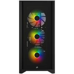 Corsair iCUE 4000X RGB Tempered Glass Mid-Tower ATX Case — Black