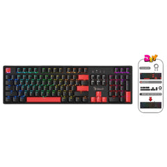 Bloody S510N RGB Mechanical Switch Neon Gaming Keyboard - (BLACK) BLMS Red Switch