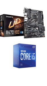 Intel Core i5-10400F 10TH GEN WITH GIGABYTE H470 HD3 MOTHERBOARD BUNDLE OFFER