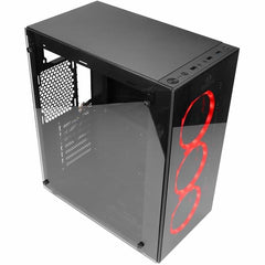 Redragon Thundercracker 3 x RGB LED Tempered Glass Side/Front ATX Gaming Chassis Black - GC-605