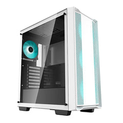 DeepCool CC560 WH – Mid-Tower ATX Case – 4x LED Fan Pre-installed
