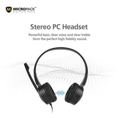 Micropack MHP-02 Stereo Wired Headphones With Mic
