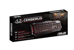 ASUS CERBERUS RED/BLUE LED BACKLIT USB GAMING KEYBOARD