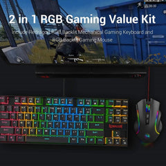 Redragon K552-RGB-BA Mechanical Gaming Keyboard and Mouse Combo