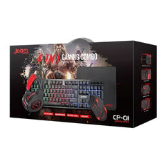 Jedel CP-01 Guardian Keyboard Headset Mouse 4-in-1 RGB LED