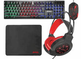Jedel CP-01 Guardian Keyboard Headset Mouse 4-in-1 RGB LED