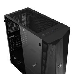 Xigmatek Cyclops Black TG ARGB E-ATX Mid Tower Chassis