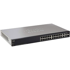 CISCO SF300-24PP-K9 24-Port 10/100 PoE+ Managed Switch w/Gig Uplinks