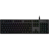 Logitech G512 Lightsync RGB Mechanical Gaming Keyboard - Carbon - English layout - Romer-G Tactile :