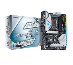 ASRock Z590 Steel Legend WiFi 6E LGA 1200 Intel Z590 SATA 6Gb/s ATX Intel Motherboard