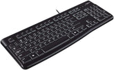 Logitech K120 Ergonomic Desktop USB Wired Keyboard
