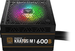 GAMDIAS Kratos M1-600B Addressable 600W 80 Plus Bronze Certified Power Supply
