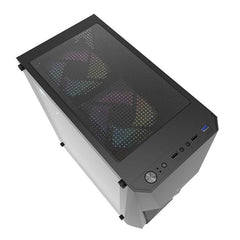 AIGO DK150 Darkflash with 3 RGB Fan Black - White ATX