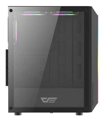 AIGO DK151 Darkflash with 3 RGB Fan Black - White ATX