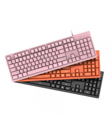 AJazz DKS100 Keyboard 104-Keys Pink - Orange - Black