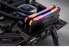 CORSAIR VENGEANCE RGB PRO 32GB (2 x 16GB) DDR4 DRAM 3200MHz C16 Memory Kit — Black