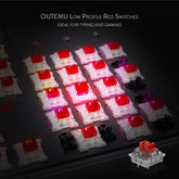 Redragon K589 Shrapnel RGB Low Profile Mechanical Gaming Keyboard