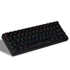 Anne Pro 2 Black RGB LED 60% Double Shot PBT Mechanical Keyboard - Gateron Red
