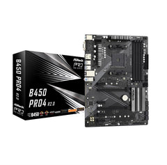 ASRock B450 PRO4 R2.0 AM4 AMD Promontory B450 SATA 6Gb/s ATX AMD Motherboard