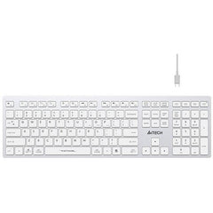 A4Tech FBX50C Bluetooth Keyboard White - Black 2.4G Wireless