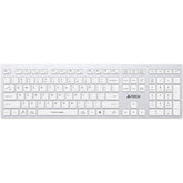A4Tech FBX50C Bluetooth Keyboard White - Black 2.4G Wireless