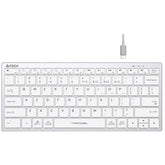 A4tech FBX51C Fstyler Bluetooth Keyboard 2.4G Wireless White - Black