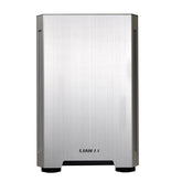 LIAN LI TU150 Aluminium tempered glass ITX case -Silver Color -TU150WA