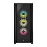 Corsair iCUE 5000X RGB Tempered Glass Mid-Tower ATX PC Smart Case Black