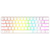 GK61 61 Keys 60% RGB Mechanical Gaming Keyboard Hot Swappable ( Blue Switches)