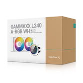 Deepcool Gammaxx L240 A-RGB WH Cpu Cooler Liquid White - Black