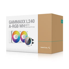 Deepcool Gammaxx L240 A-RGB WH Cpu Cooler Liquid White - Black