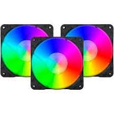 Redragon - GC-F007 Computer Case 3 x 12CM PC Cooling Fan, RGB LED