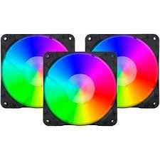 Redragon - GC-F007 Computer Case 3 x 12CM PC Cooling Fan, RGB LED