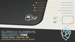 Glorious ELEMENTS Gaming Mouse Pad – Fire