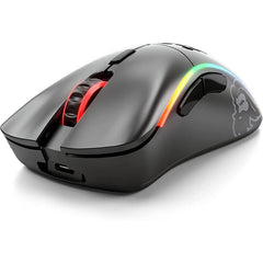 Glorious Model D Minus Wireless Matte Gaming Mouse RGB Black - White