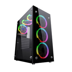 RAIDMAX i408 Series Tempered Glass ATX Computer Case