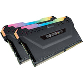 CORSAIR VENGEANCE RGB PRO 32GB (2 x 16GB) DDR4 DRAM 3200MHz C16 Memory Kit — Black