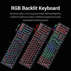 K551-MITRA RGB (RGB Keys) Mechanical Wired Gaming Keyboard
