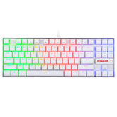 REDRAGON K552W KUMARA WHITE MECHANICAL RGB GAMING KEYBOARD