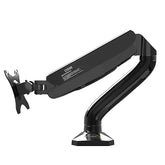 Kaloc DS90 Single Monitor Desk Mount - Articulating Gas Spring Multi Way Stand - Fits 17 - 32 Inch Screens