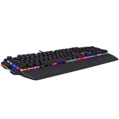 GAMEPOWER KATANA Full-Size ARGB Mechanical Keyboard With Wrist-Rest | OUTEMU Red Switches
