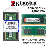 Kingston 4GB 2666Mhz Laptop memory DDR4 SODIMM Value Ram KVR24S17S6/4 notebook