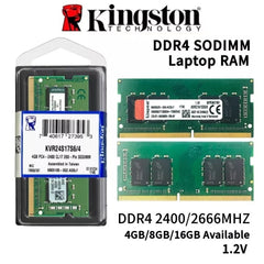 Kingston 4GB 2666Mhz Laptop memory DDR4 SODIMM Value Ram KVR24S17S6/4 notebook